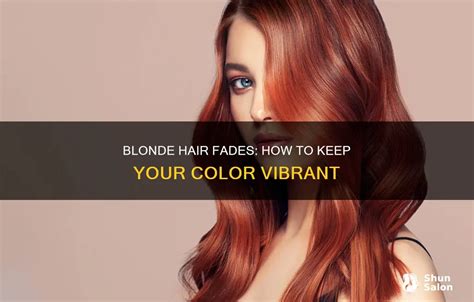 Maintaining the Vibrant Blonde Color