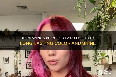 Maintenance Secrets: Keeping Red Highlights Vibrant