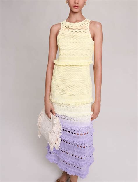 Maje Crochet Dress