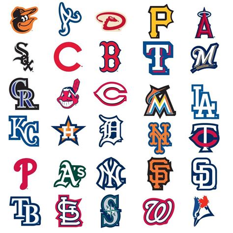 Major League Baseball Team Logos Printable