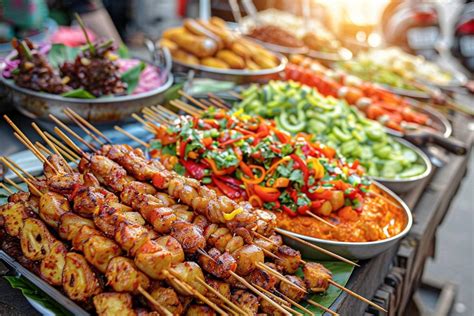 Makanan jalanan yang populer.