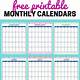 Make A Printable Calendar