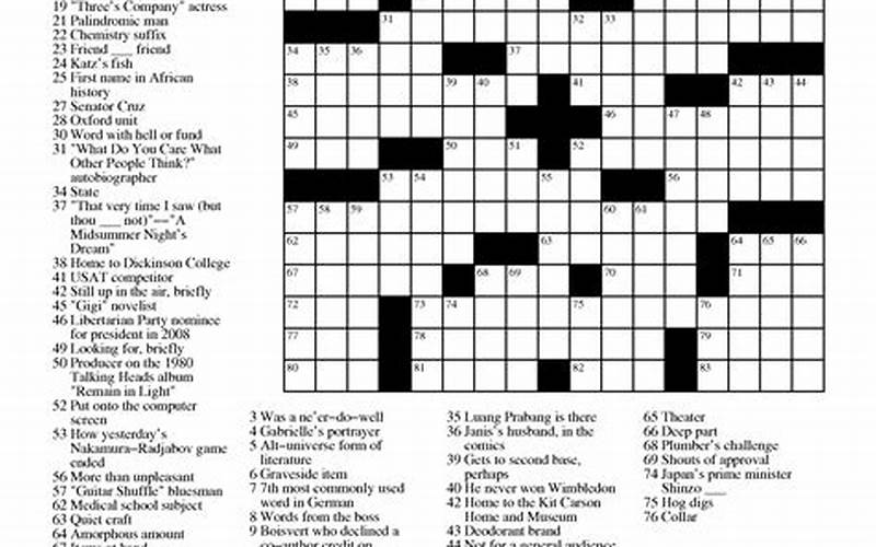 Make Crossword Puzzles Easier To Read