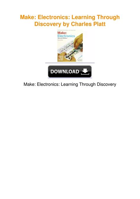 Make: Electronics: Learning Through Discovery Highlights