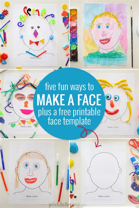 Make A Face Activity Printable