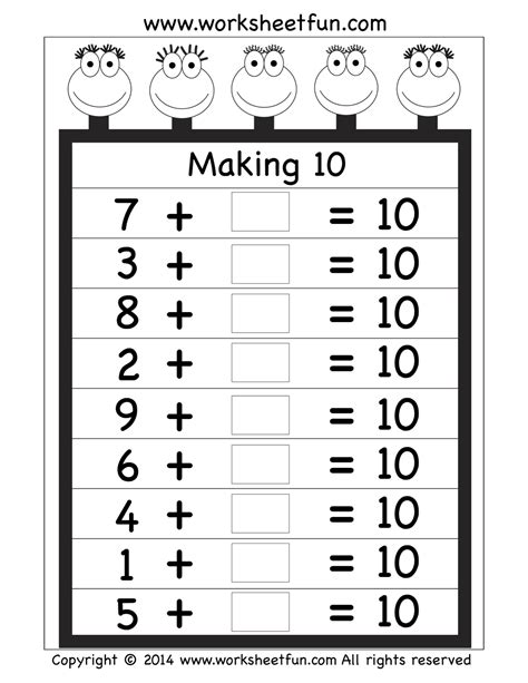 Make A Ten To Find The Total