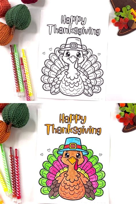 Make A Turkey Coloring Pages