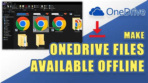 Make Files Available Offline on OneDrive