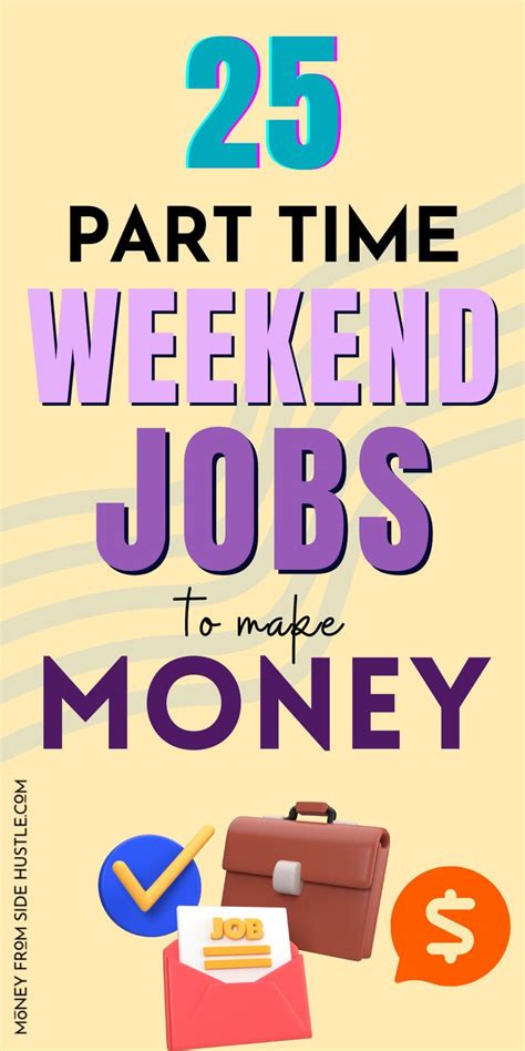 Make Money on the Weekends Find Weekend Jobs That Pay Generously!