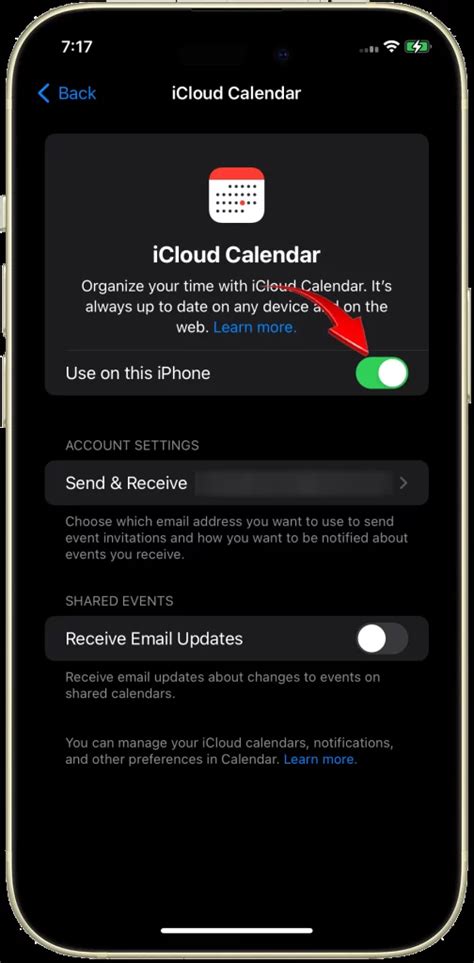 Make Sure The Calendar Is Enabled