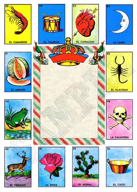 Make Your Own Loteria Template Free