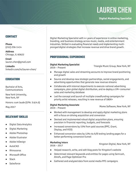 Make Your Resume Look Professional