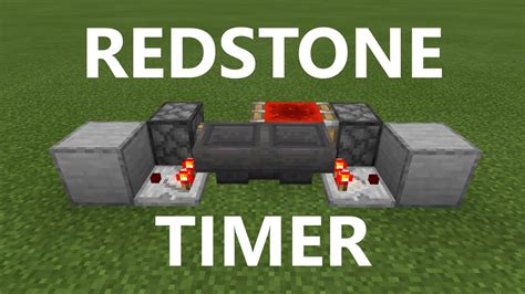 Make a Redstone Timer in Minecraft Right Now