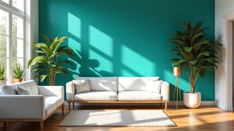 Make an impact with an all teal scheme