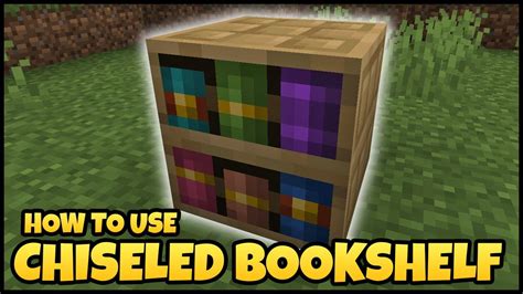 Make and Use a Chiseled Bookshelf in Minecraft