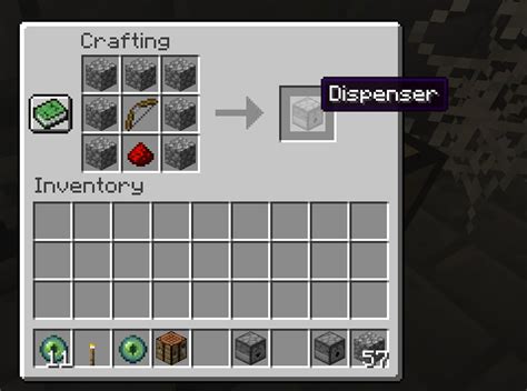 Make and Use a Dispenser in Minecraft