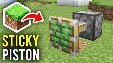 Make and Use a Sticky Piston in Minecraft