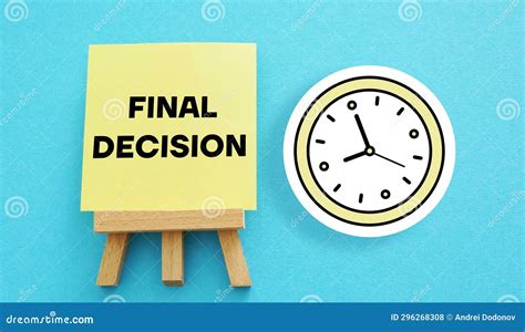 Make the Final Decision