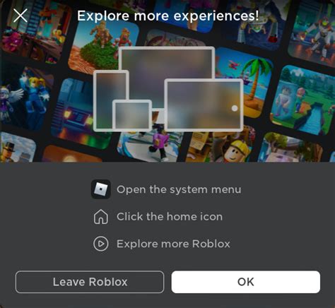Make the exit UI optional - Engine Features - DevForum | Roblox