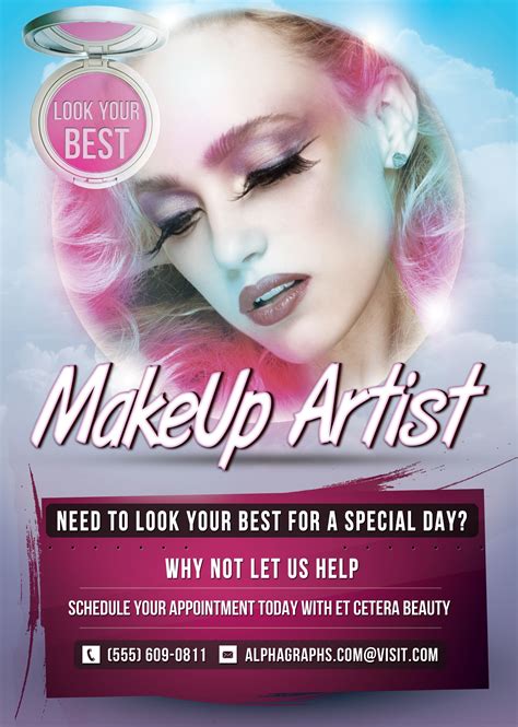 Makeup Artist Flyer Template Free