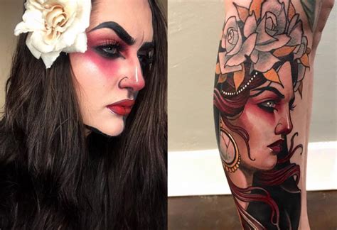 I LOVE doing makeup/beauty inspired tattoos and would