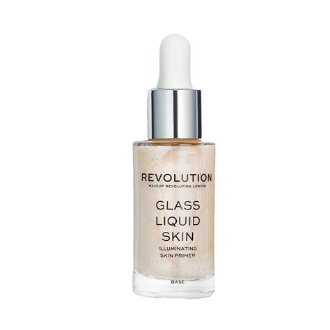 Get a luminous glow with Makeup Revolution's Glass Skin Primer - Unveil Your Radiant Beauty!