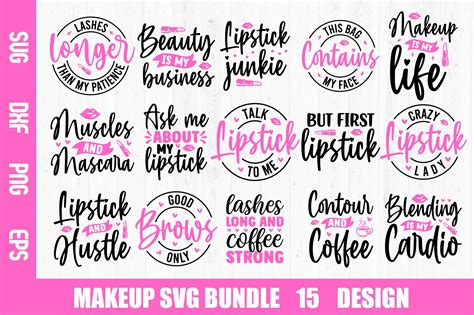Download Makeup SVG Bundle Creativefabrica