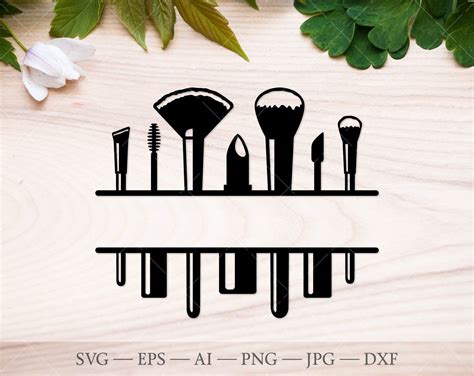 Download Makeup Tools SVG Bundle Creativefabrica DXF Files