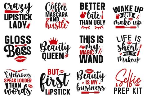 Download Makeup Tools SVG Bundle Files Free PSD Mockups