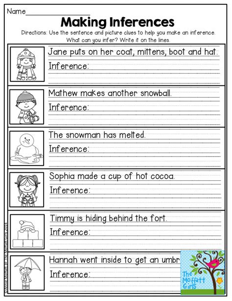 Making Inferences Worksheets: An Essential Tool For Enhancing Thinking Skills