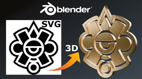 Transforming Your Design Dreams into Reality: Emotional Guide to Making a Stunning 3D Presentation with SVG Files using Blender