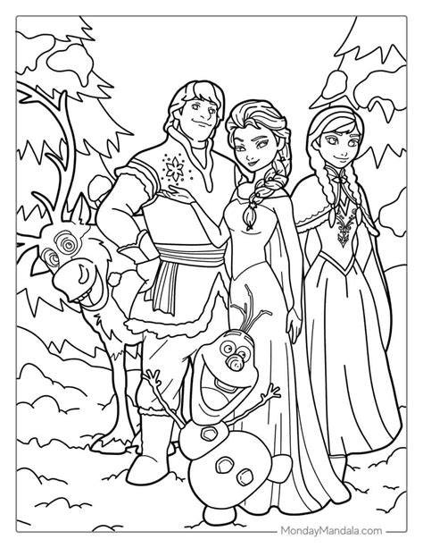 Making Colouring Frozen a Family Activity