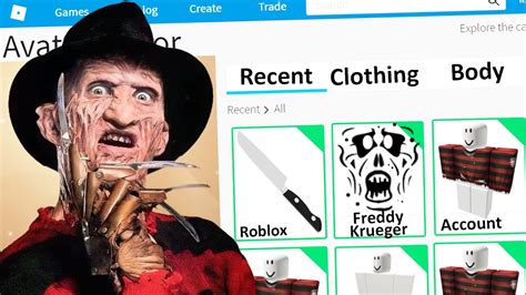 Making Freddy Krueger A Roblox Account! - YouTube