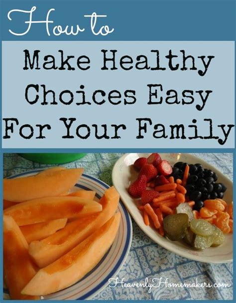 Making Healthy Choices with Easy Recipes