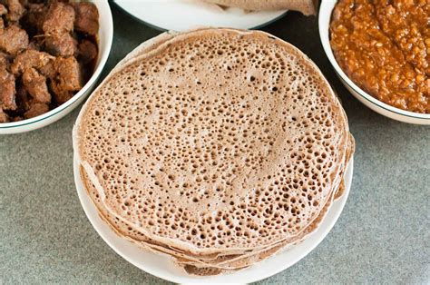 Making Injera Ethiopian Bread