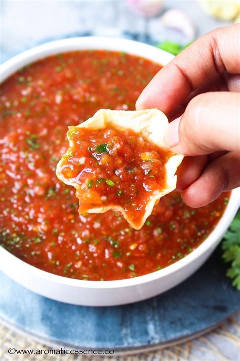 Making Mexican Salsa