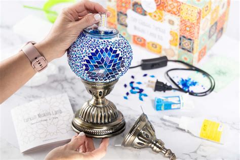 Making Mosaic Lamp