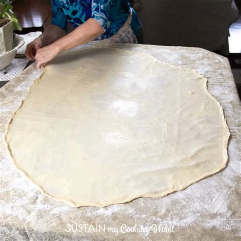 Making Strudel Dough