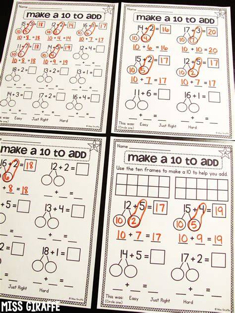 Making Ten To Add