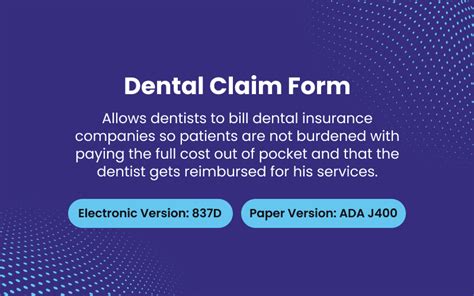 Making a Claim for Dental Procedures
