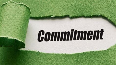 Making a Commitment