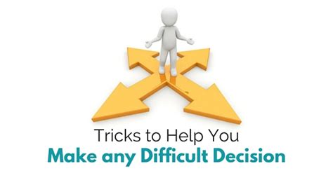 Making a Difficult Decision