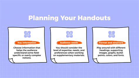 Making the Handouts Practical: Tips for Educators