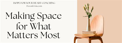 Making the Space Yours