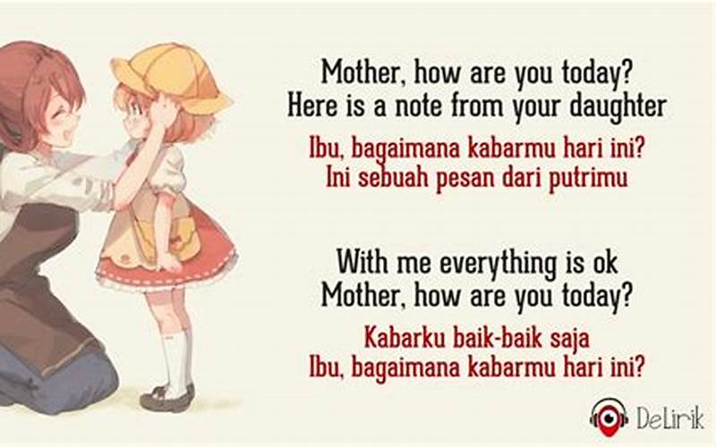 Makna Lagu Mother How Are You Today