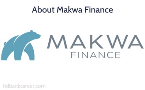 Makwa Finance Customer Service