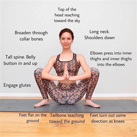 Malasana (yoga squat) modifications & variations Body