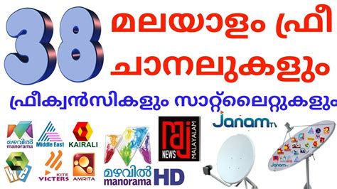 Dish TV Malayalam Channels Full List 2020 Dish TV Kerala YouTube