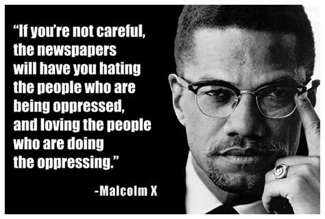 Malcolm X Quote Newspapers