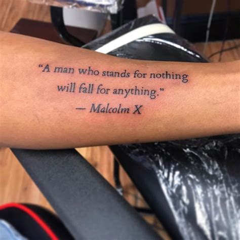 Malcolm X Tattoo Quotes